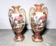Pair of large signed vases C1918