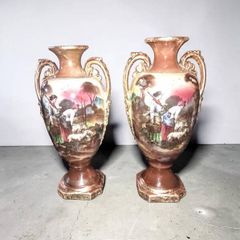 Pair of large signed vases C1918