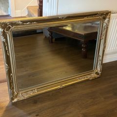 Large Gold Framed Mirror