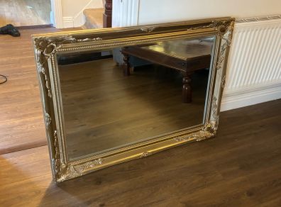Large Gold Framed Mirror
