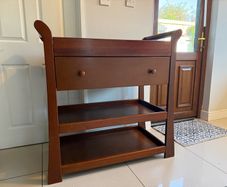 solid wood changing table