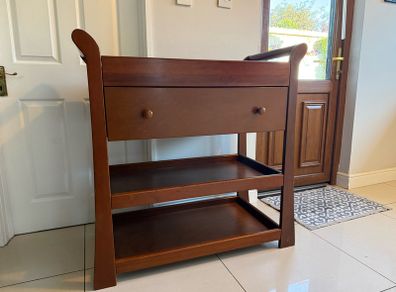 solid wood changing table