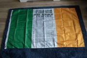 Ireland Tri Colour Flag With Easter Rising Proclamation
