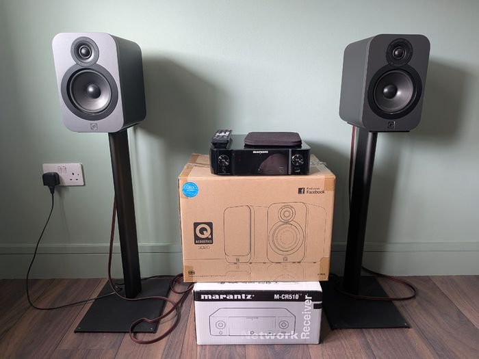 Q Acoustics 3020 Speakers & Marantz M-CR510 Bundle