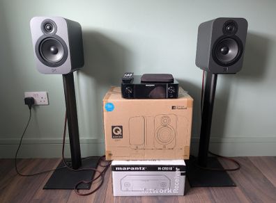 Q Acoustics 3020 Speakers & Marantz M-CR510 Bundle
