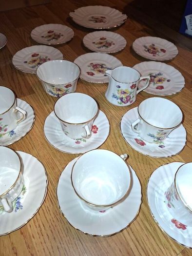 21 Piece Royal Tara Fine Bone China