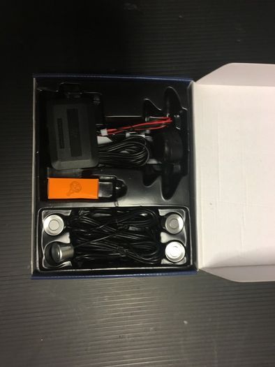 Reverse Warning System Acoustic 4 Sensor Silver