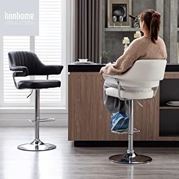 Modern Emper Padded Swivel Faux Leather Breakfast Kitchen Bar Stool Pub Barstool MULTIPLE COLOURS AVAILABLE (FREE POSTAGE)