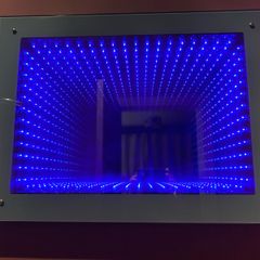 LED blue light mirror detail