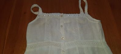 Next Broderie Anglaise Dress 100% Linen Age 11-12