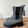 m&s suede platform boots Image 2