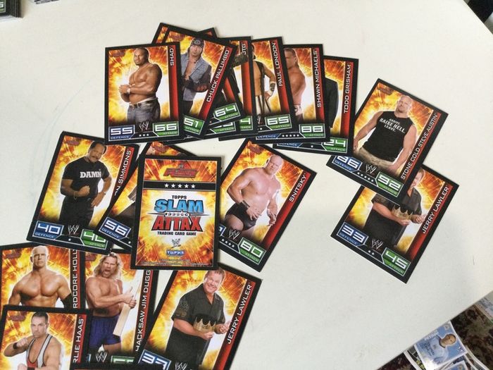 WWE wrestling cards