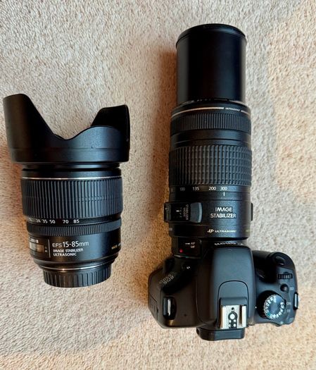 Canon EOS 550D Two Lens System