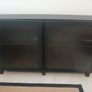 Ikea cabinet with ribbed glass doors Image 2