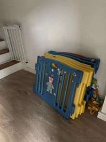 Childrens playpen - colourful modular panels