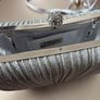 Rap around quiz shoes and clutch Image 4