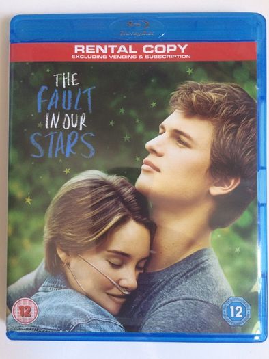 The Fault In Our Stars (2014) Shailene Woodley, Andel Elgort, Laura Dern & Willem Dafoe [Blu-ray Movie]