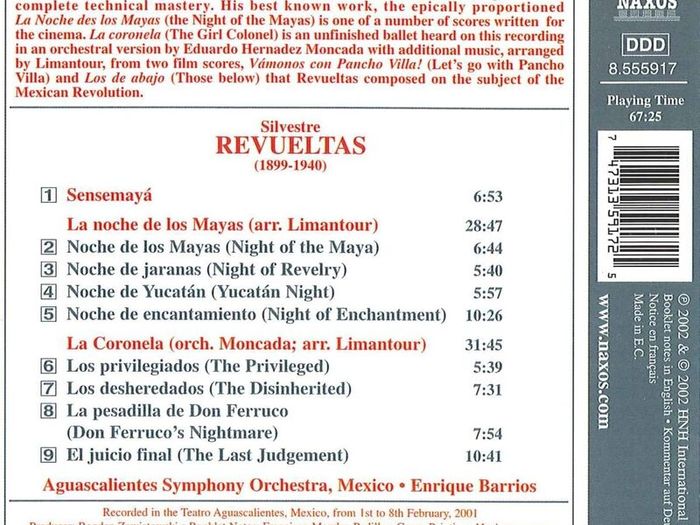 Silveatre Revueltas. Orchestral Music. CD. Free Postage!