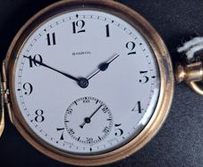 Record Watch Co "Roirol" - 14kt Gold Filled Hunter Case -1950s