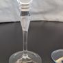 Pair Tall Etched Champagne Flutes Geometric Glass Toasting Glasses 25cm Image 7