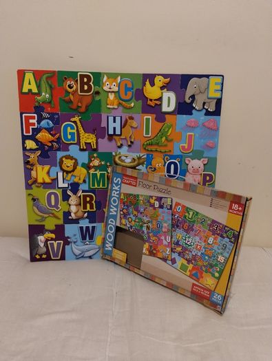 Traditionally Crafted Wood Works large Wooden Floor Puzzle