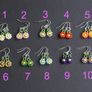 Little Daisy Beaded Earrings in Ten Colours Image 2