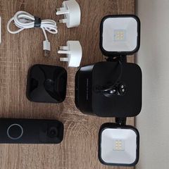 Blink Smart Home Security Bundle - Video Doorbell, Outdoor Camera, Floodlight and Sync Modules