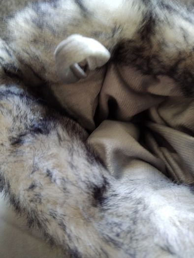 Luxury Padded Super Soft Faux Fur Trim Christmas Stocking Silver Grey