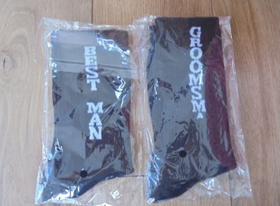 Wedding New socks  Groom  and Best  Man