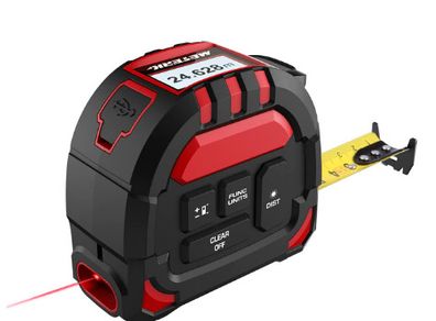 Portable 2 in 1 LCD Laser Distance Meter Multifunctional Laser Tape Measure 131Ft/40M 16Ft/5M Laser Measuring Instruments