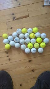30 Mixed Used Golf Balls - Practice Grade - Various Brands (Titleist, Pinnacle, Srixon etc.)