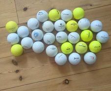30 Mixed Used Golf Balls - Practice Grade - Various Brands (Titleist, Pinnacle, Srixon etc.)