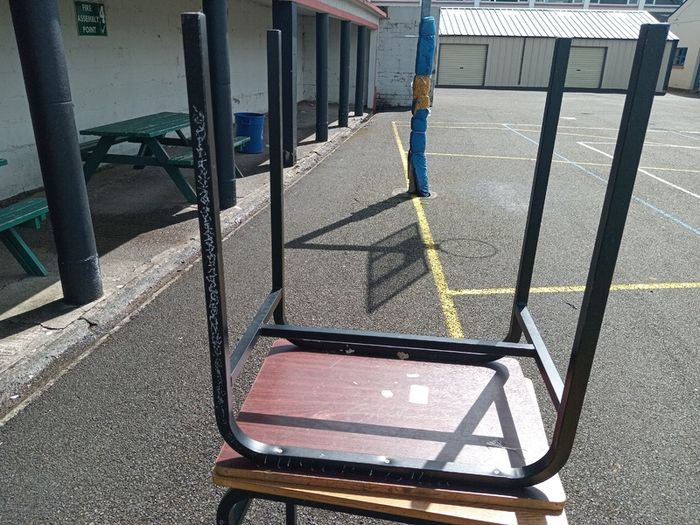 table and  chairs