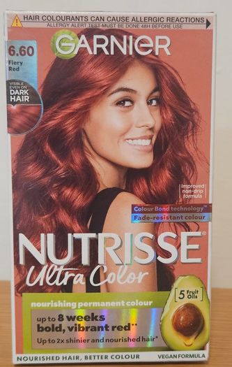 Garnier Nutrisse 6.60(Fiery Red) Hair dye