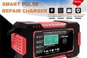Car Battery Charger Digital LCD Display Full Automatic 12v Car Battery Charger Power Puls Repair Chargers Wet Dry Lead Acid