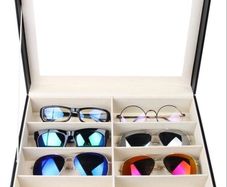 Brand New Tebery Glasses Box for 8 Glasses, with Glass Display Window