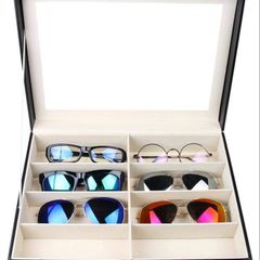 Brand New Tebery Glasses Box for 8 Glasses, with Glass Display Window