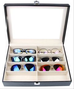 Brand New Tebery Glasses Box for 8 Glasses, with Glass Display Window