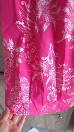 Pink dress with belt l size uk 8 never worn premium quality