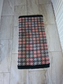 Handmade Latch Hook 100% wool rug