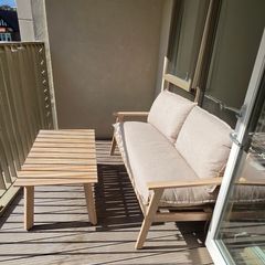 Jysk Syltholm 2.5 seater garden sofa and table