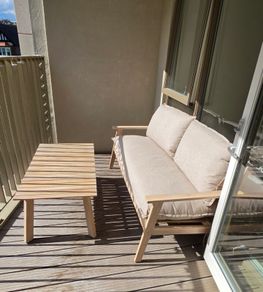 Jysk Syltholm 2.5 seater garden sofa and table