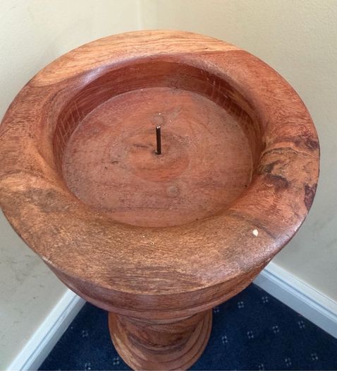 Tall Corner Candle Holder