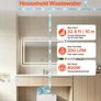 Utility Sink Pump 800W 12000L/h Flow 32.8 ft/10 m Head Macerator Pump, Waste Water Disposal Macerating Machine with 3 Inlets, for Basement, Kitchen, Sink, Shower, Bathtub, Laundry Gray Water Image 6