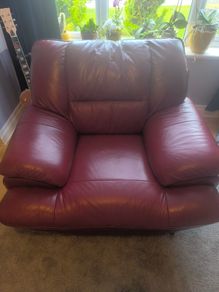 leather armchair