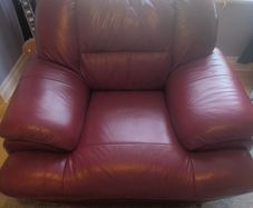 leather armchair