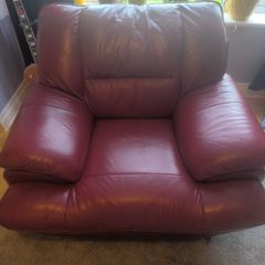 leather armchair