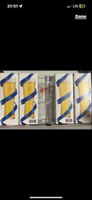 Peroni birra Roma nastro azzurro italiana Half Pint Beer Glass