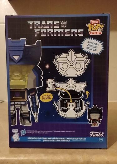 Funko Pop Culture! Bitty Bot Soundwave with Rumble