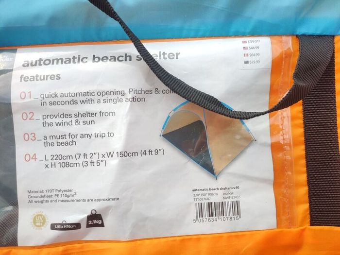 tent/beach shelter